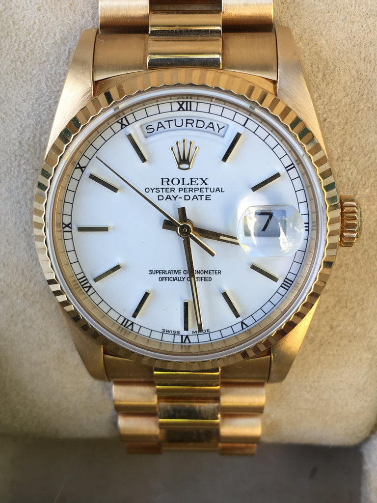 ROLEX MENS PRESIDENT DAY DATE 36mm 