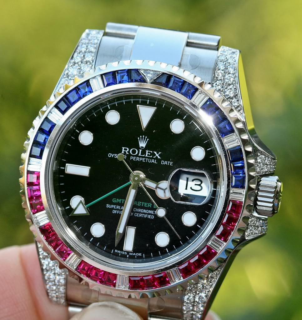 rolex pepsi stainless steel