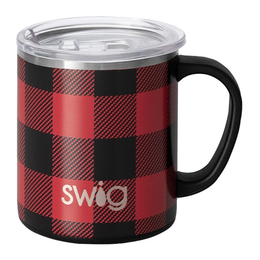 Swig Touchdown Red Grey Mega Mug 40oz - Rhinestone Angel