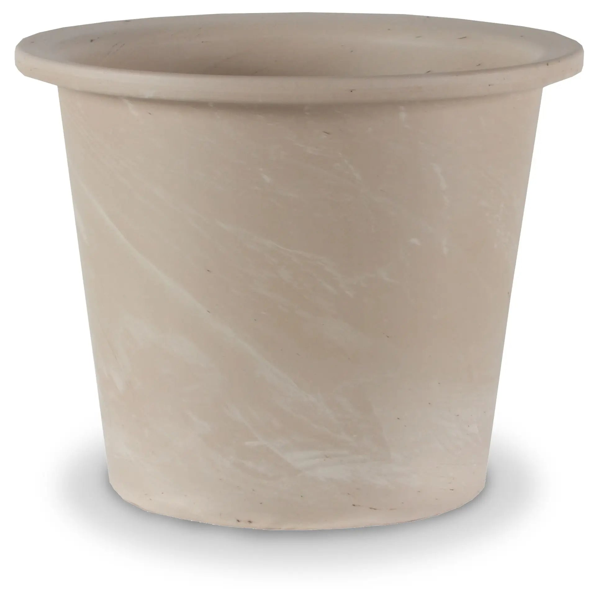 Top Hat Pot 9.75” - Granite Marble Clay