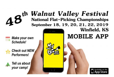 Walnut Valley Bluegrass Festival App