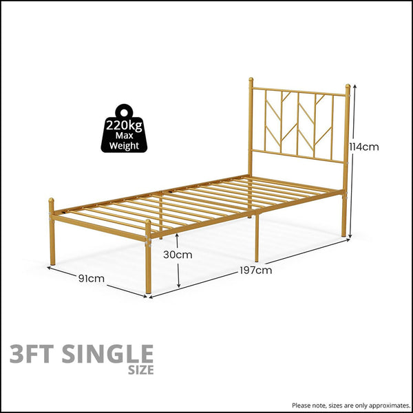 Georgia 3ft Single Bed Dimensions