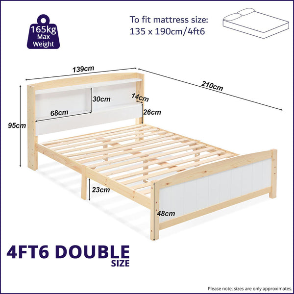 Karisma 4ft6 Double Bed Dimensions