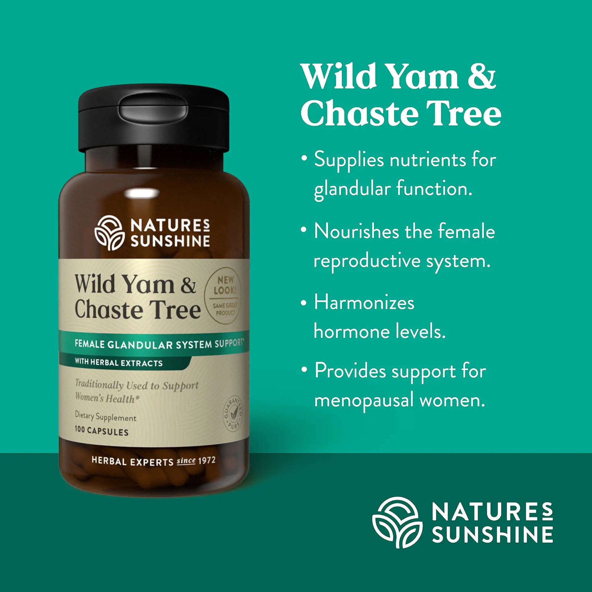 Wild Yam & Chaste Tree (100 Caps)