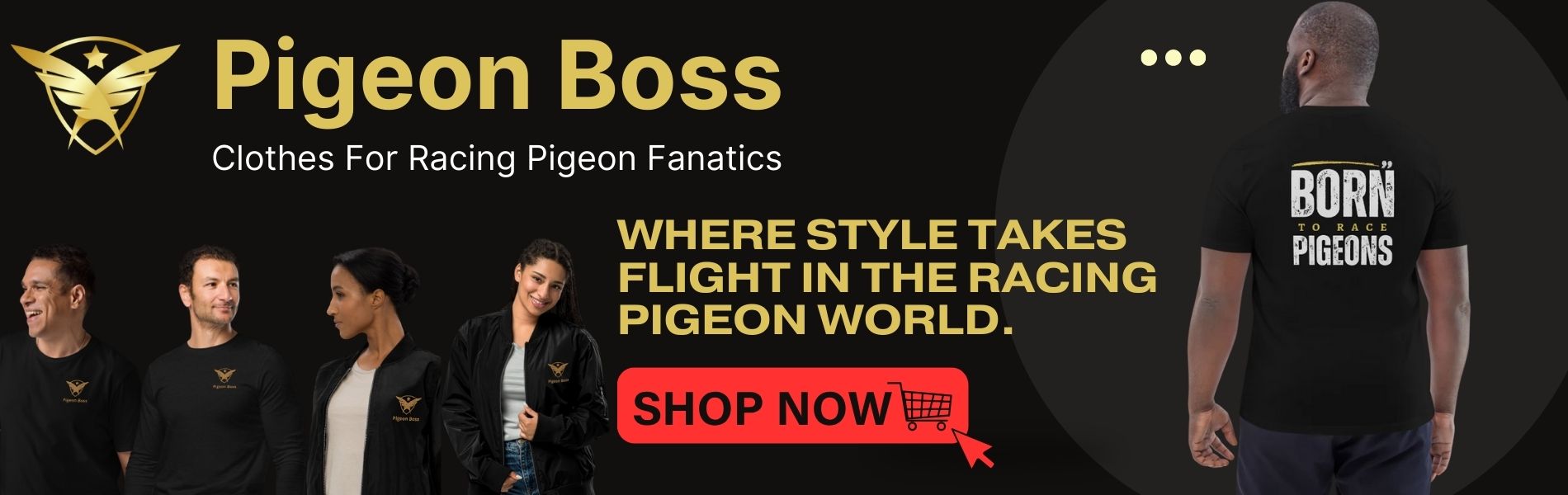 PIGEON BOSS: WHERE STYLE TAKES FLIGHT IN THE RACING PIGEON WORLD.
