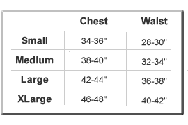 Smiffys Size Guide - Men