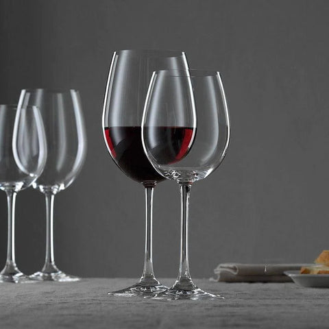 red wine glasses