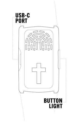 liaise wearable electronic audio bible wwjd bracelet