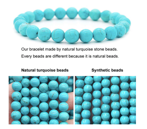 Buy Natural Turquoise Bracelet of 6mm, 8mm or 10mm Bead, Genuine Turquoise/ firoza/ Bracelet, Stretchable Gemstone Bracelet for Men and Women Online in  India - Etsy