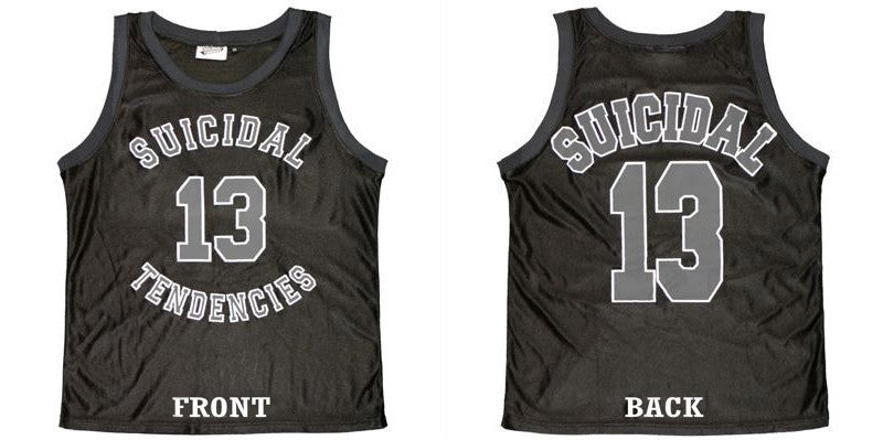 white and black jersey basketball