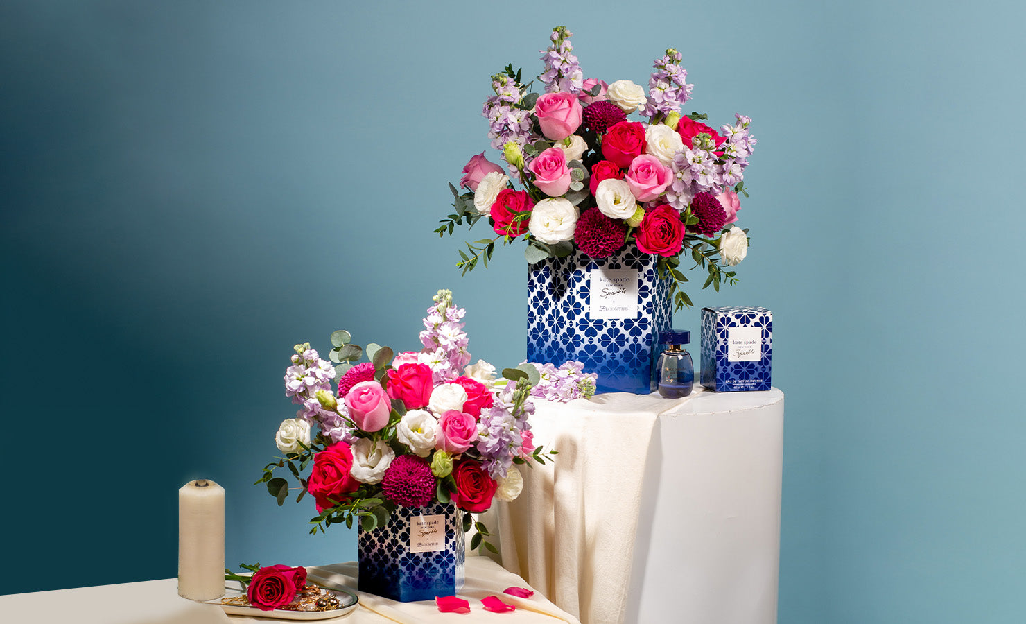 Shop Sherlyn Kate Spade Fragrance Inspired Flower Box | BloomThis