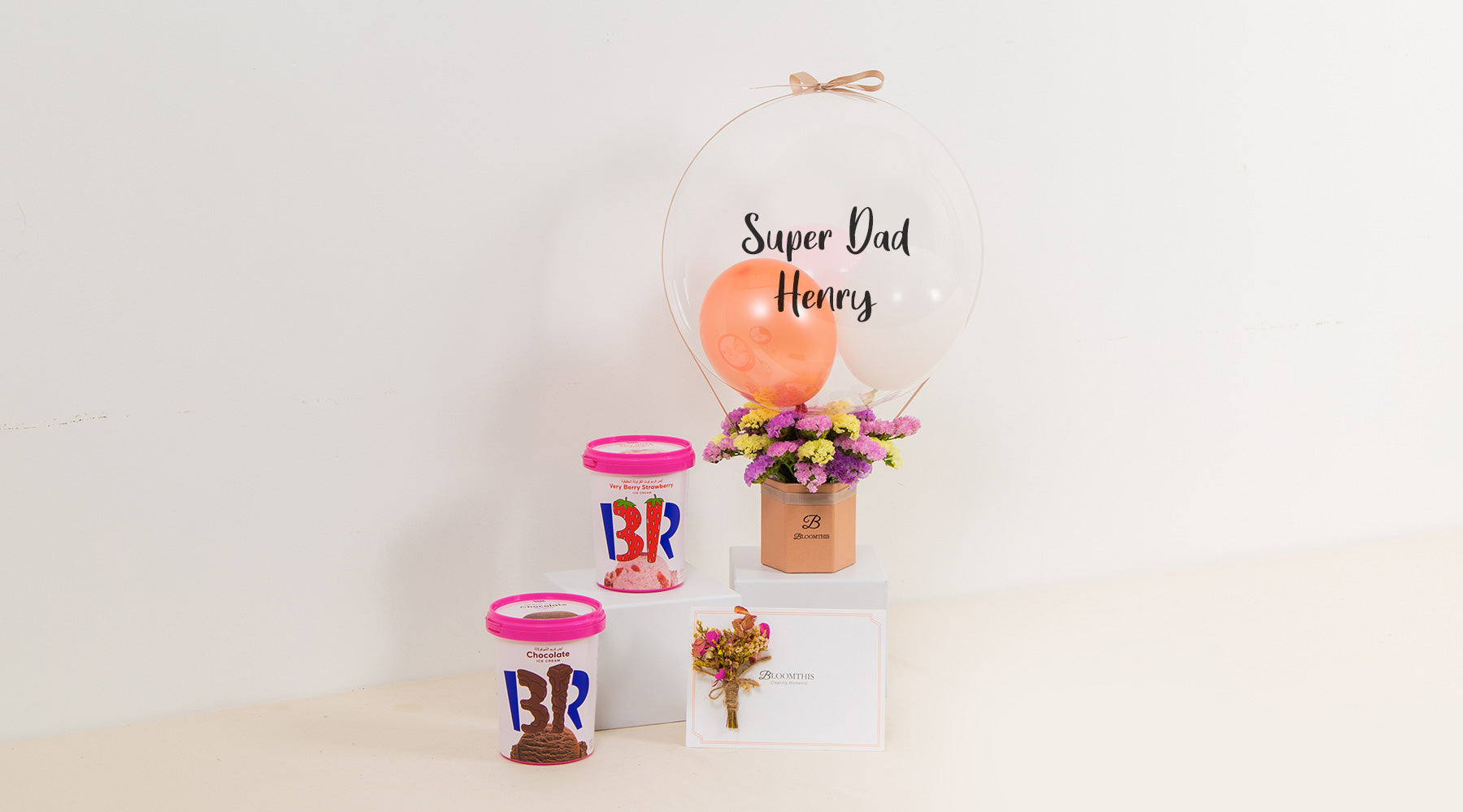 bloomthis-fathers-day-gift-guide-2022-01-baskin-robbins-balloon-set-ice-cream-statice-gift-card