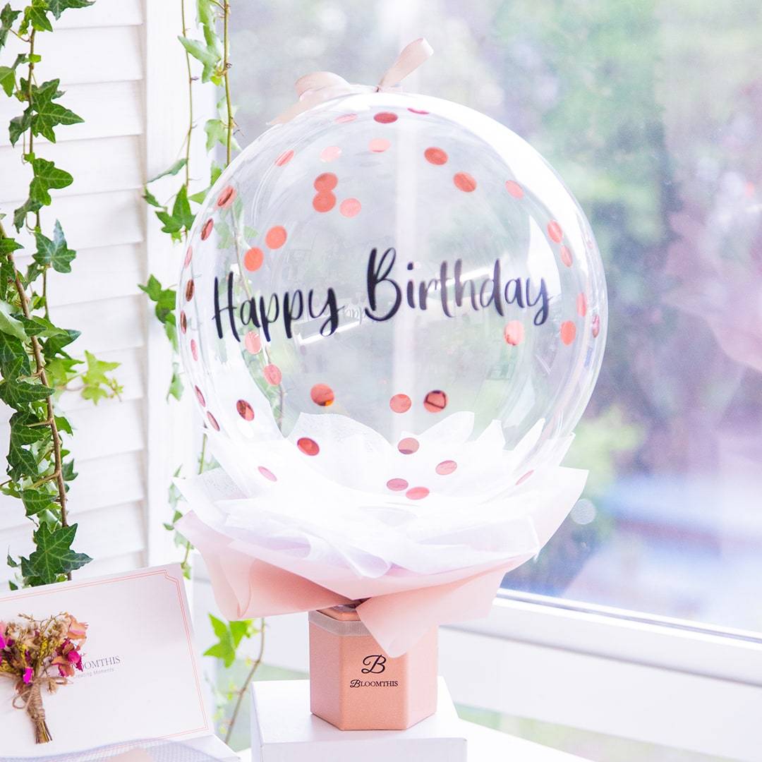 Chocolate bubble balloons Bouquet best Gift for Birthday/Anniversary -  Indiaflorist247