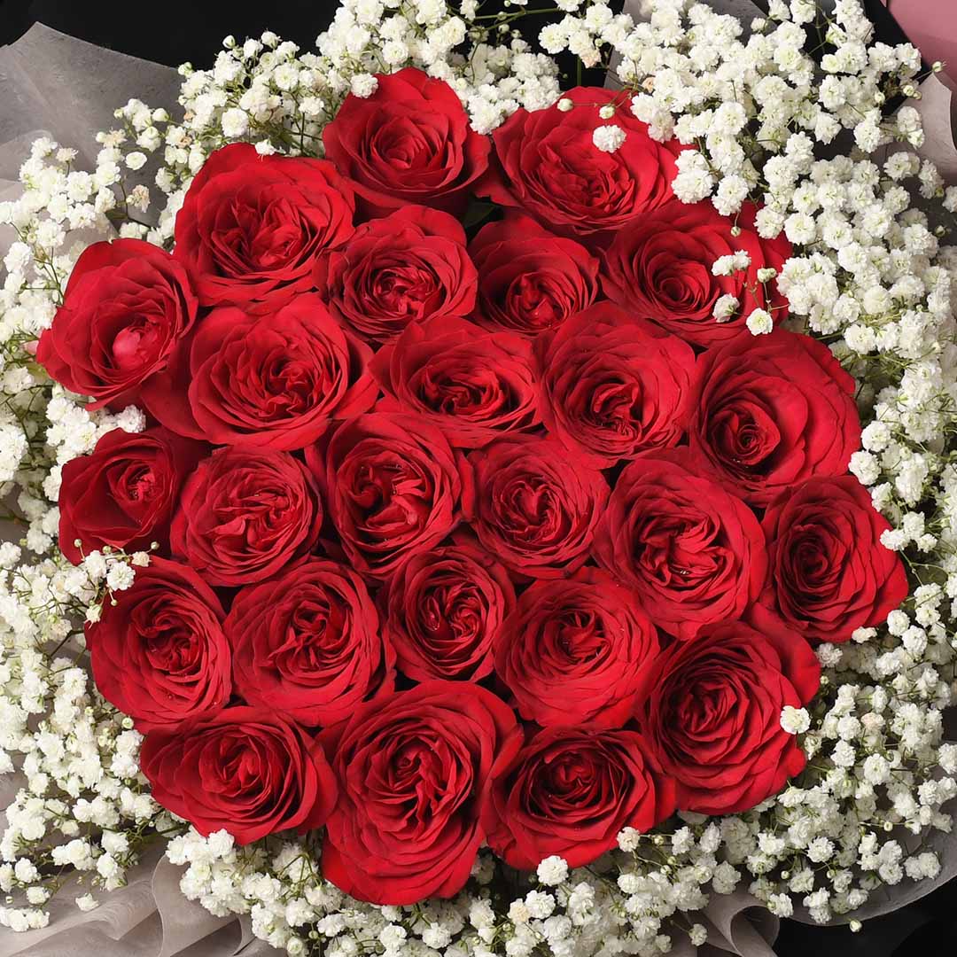 Aphrodite Red Rose Bouquet | Free Delivery | BloomThis