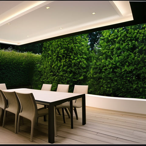 recessed lighting in the garden