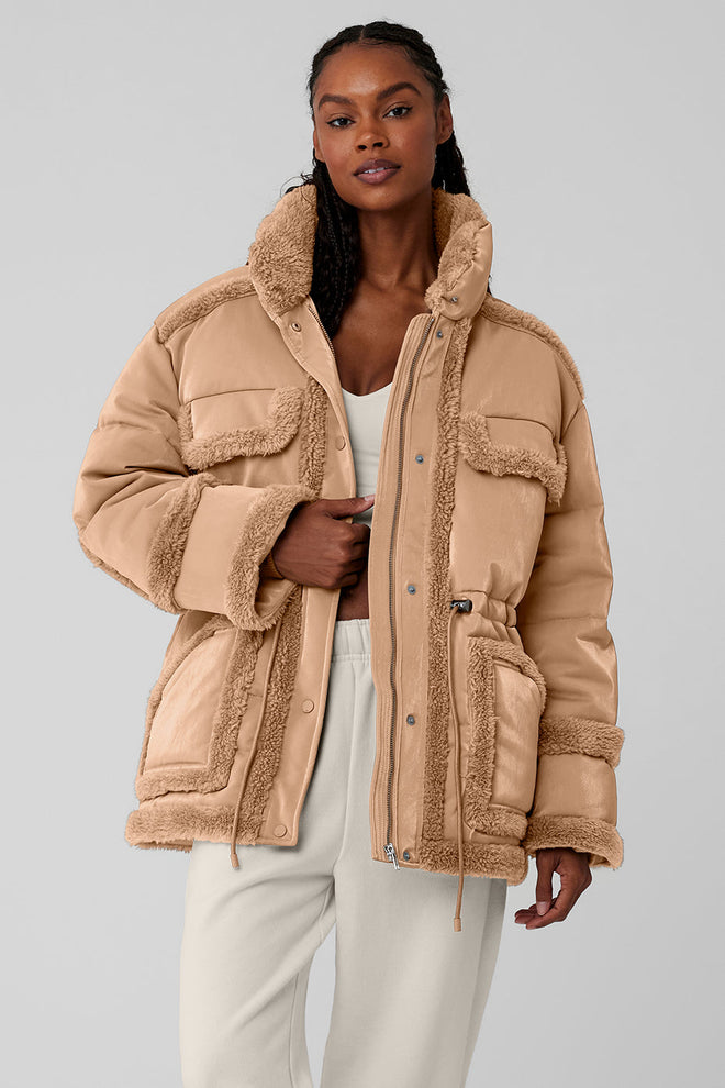 Gold Rush Puffer Vest - Toasted Almond
