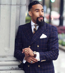 Black man in suit