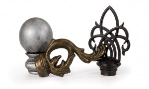 wrought iron finials