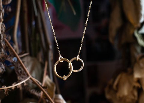 9ct Yellow Gold Necklace By Amulette Jewellery
