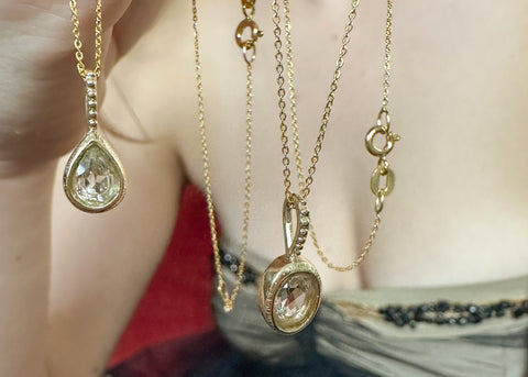 Solitaire Diamond Necklaces For Women