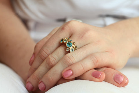 Non Diamond Engagement Ring, Engagement Ring, Eco Friendly, Wedding Ring, Alternative  Engagement Ring, Custom Ring Design - Etsy Israel