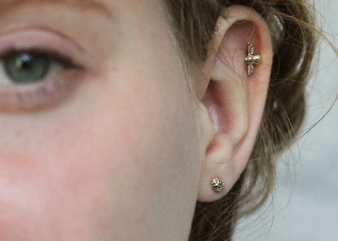 Unusual stud earrings