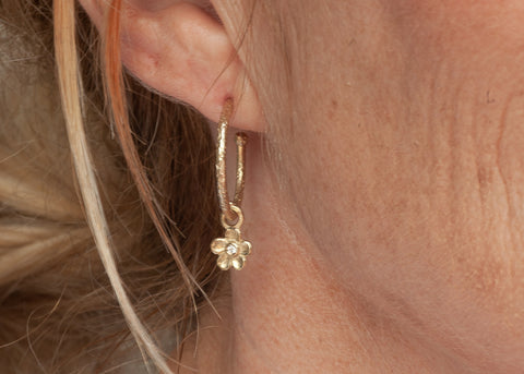 Floral 9ct Gold Earrings