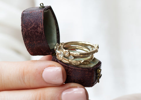 Twig And Branch Themed Rings