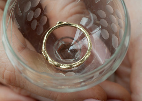 Laurel Leaf Gold Ring