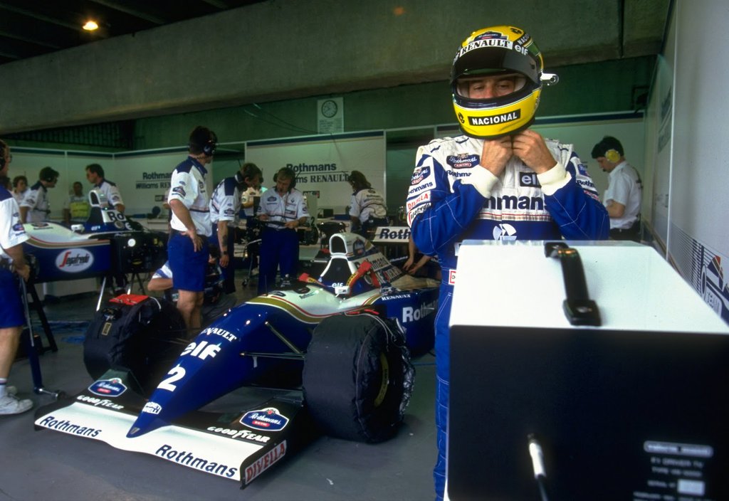 Senna at williams