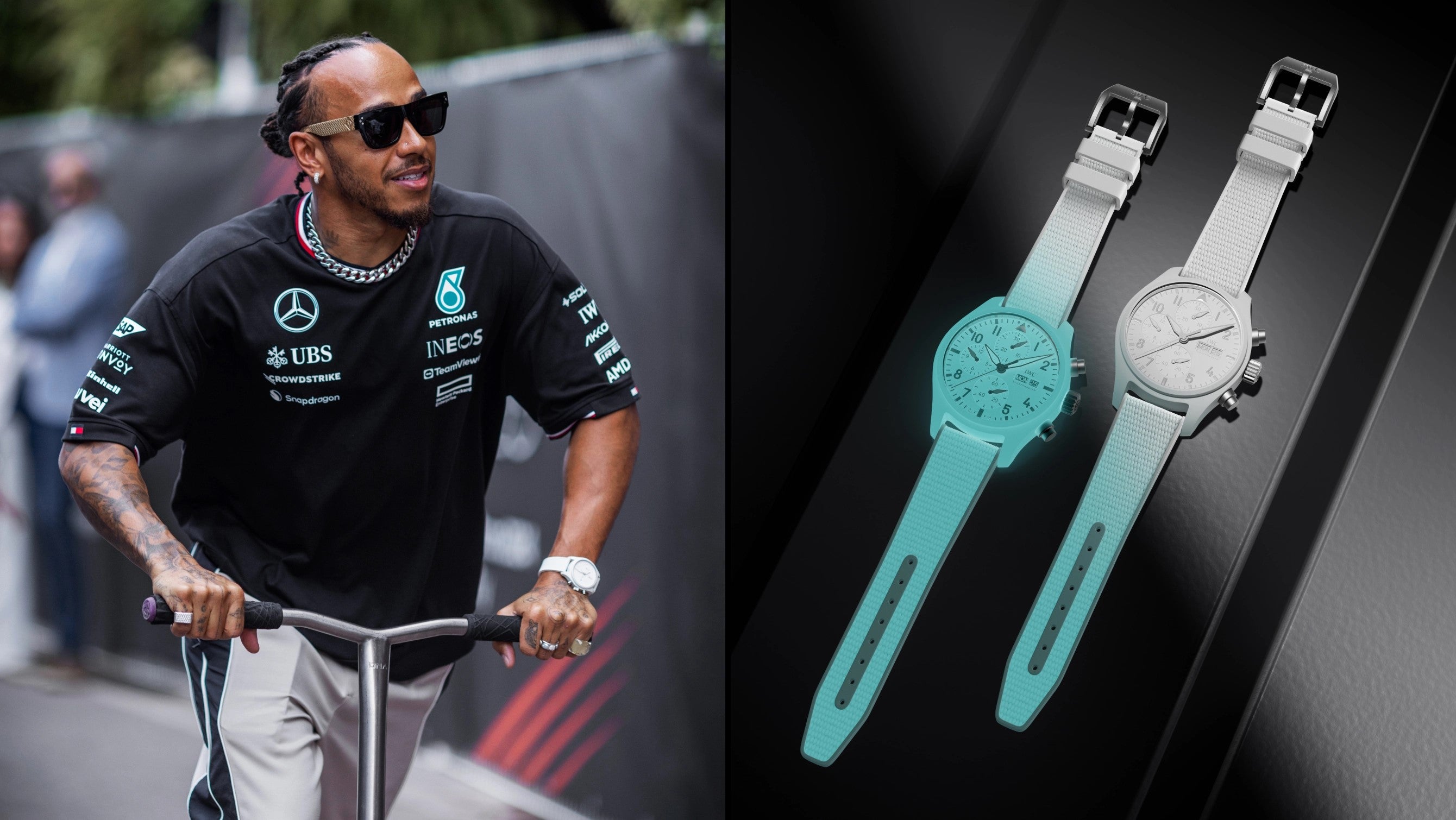 Mercedes AMG Petronas F1 have a long standing partnership with IWC.