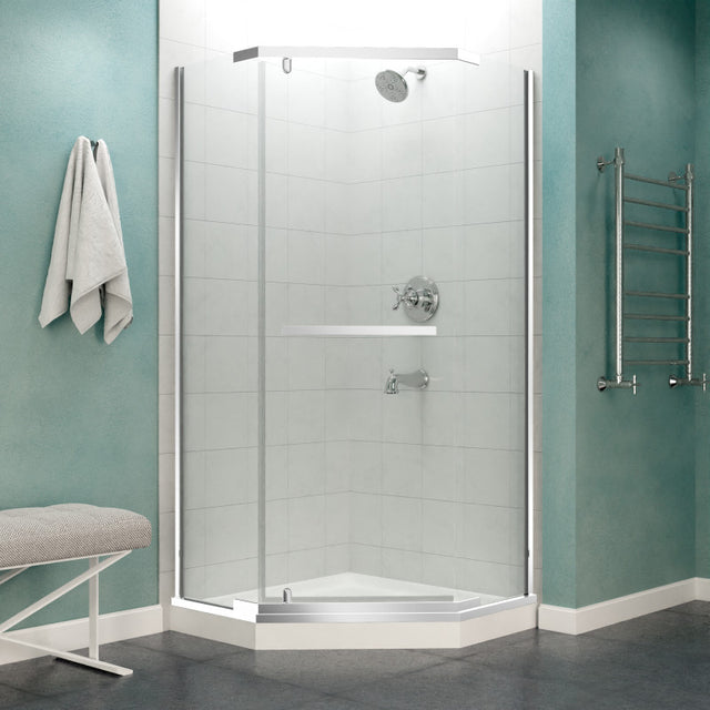 Anzzi SD-AZ056-01BN ANZZI Castle Series 49 in. x 72 in. Semi-Frameless Shower Door with TSUNAMI GUARD