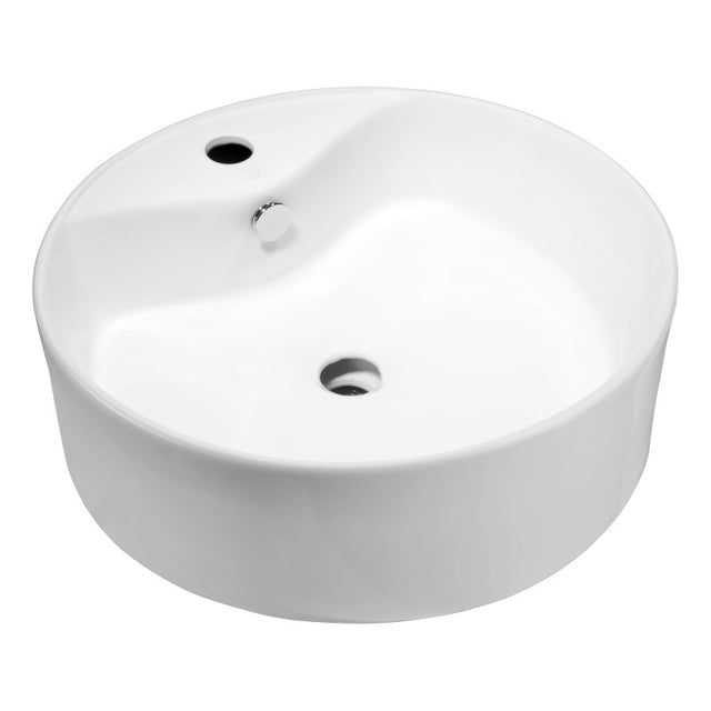 Anzzi LS-AZ129 ANZZI Vitruvius Series Ceramic Vessel Sink in White