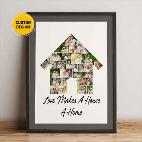 Personalized Home Themed Photo Collage