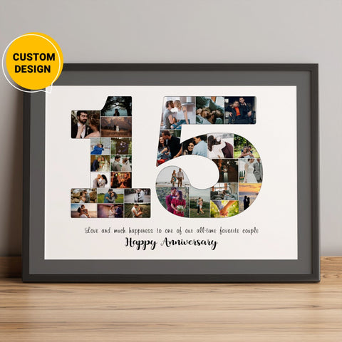 personalized 15th anniversary gift