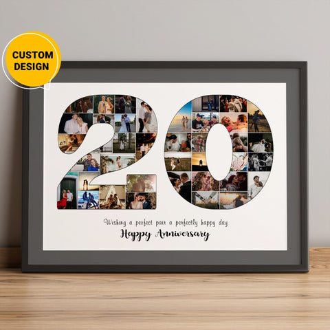 personalized 20th anniversary gifts