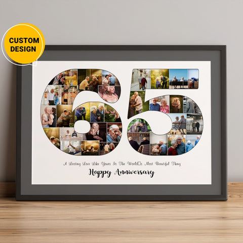 Personalized 65th Anniversary Gift