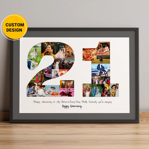 Personalized 21st anniversary gift