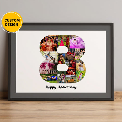 Personalized 8th anniversary gift