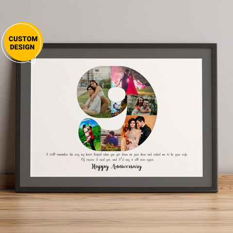 Personalized 9th anniversary gift