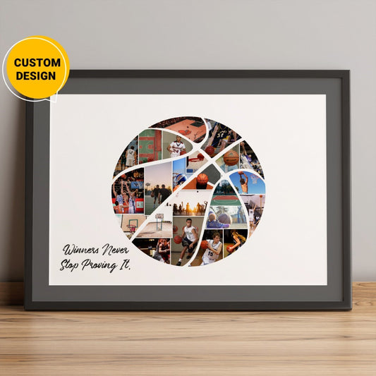 Basketball Jersey Collage Gift, Sport Shirt Custom Photos For Basketball  Players, Basketball Gift - Stunning Gift Store