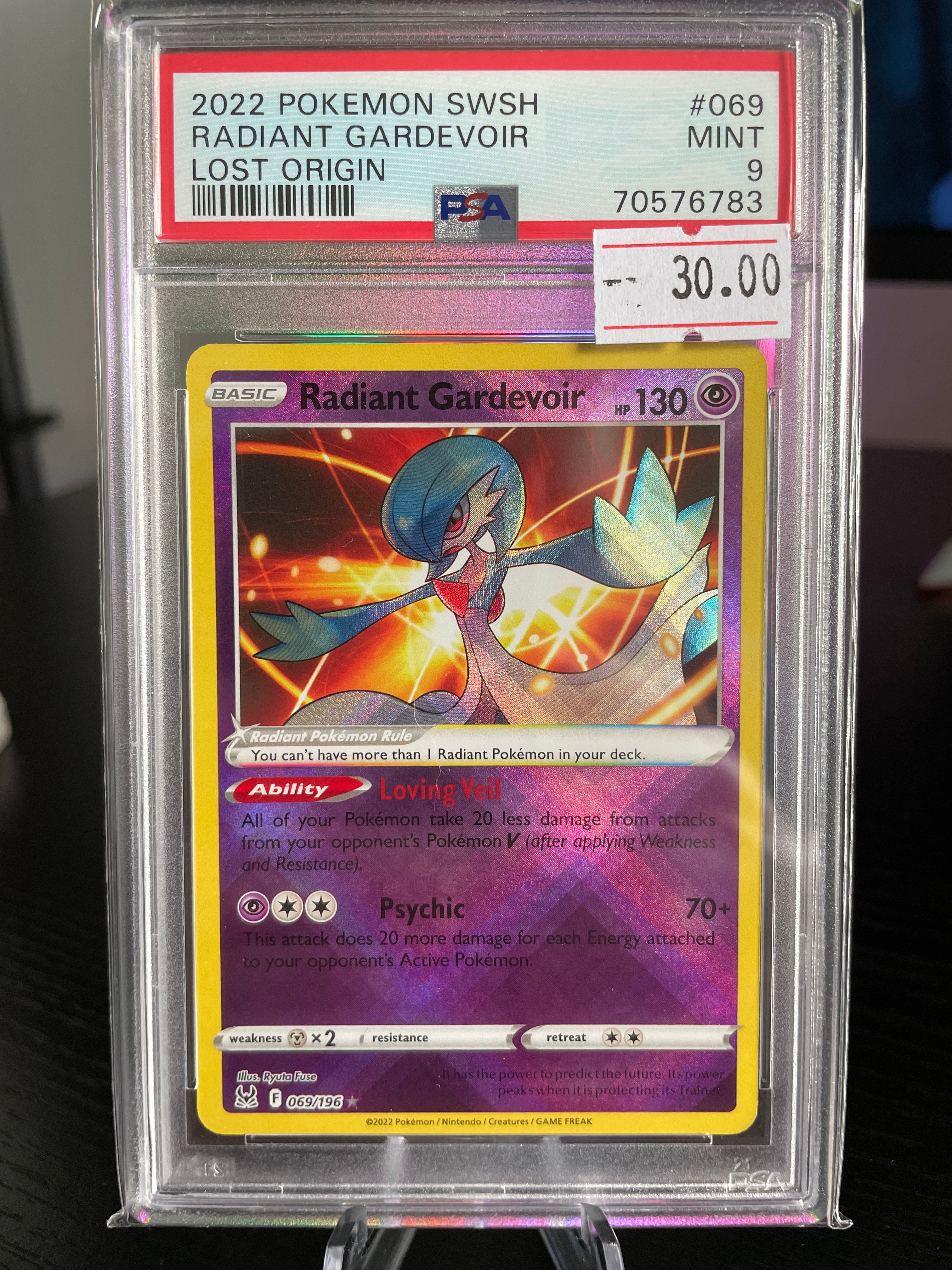 Radiant Gardevoir PSA 9