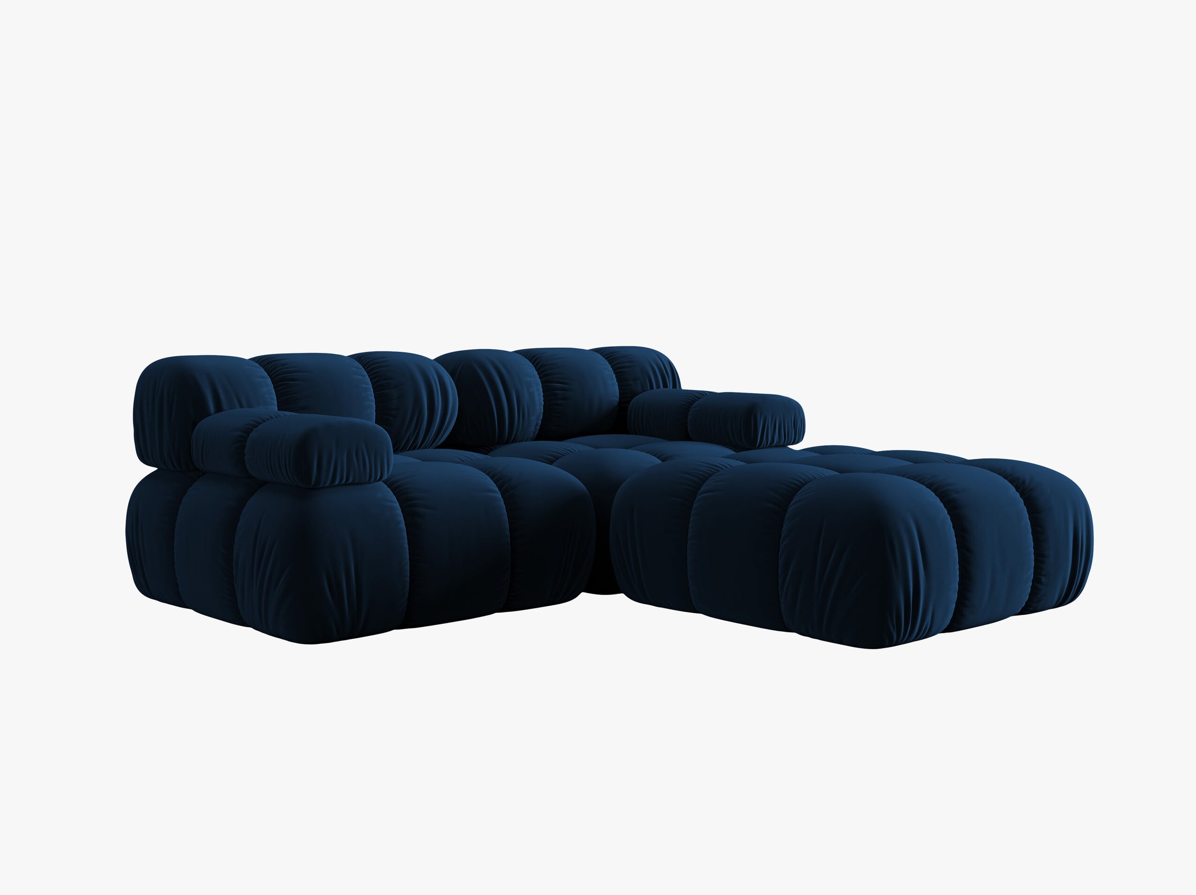 Bellis sofás terciopelo azul real