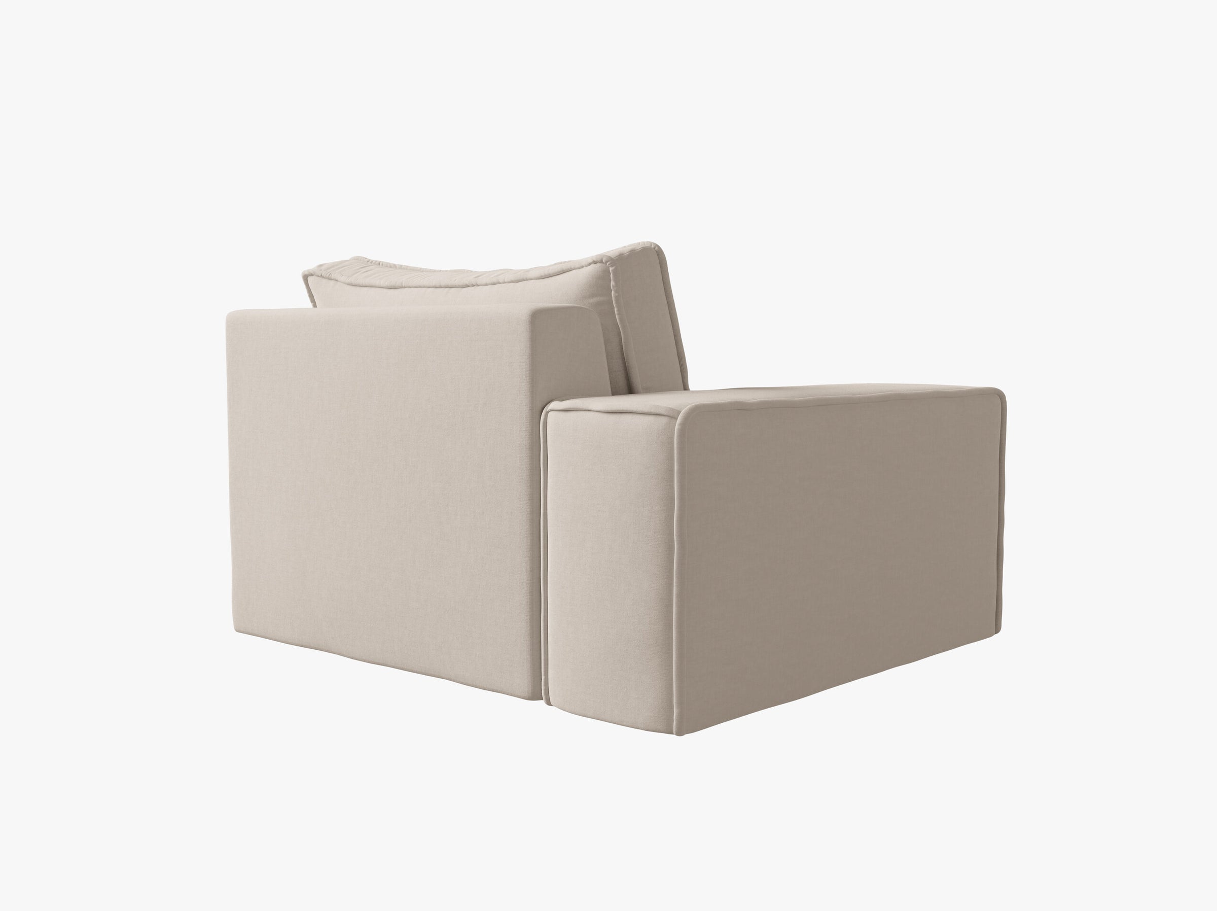 Mike sofas strukturierter stoff beige