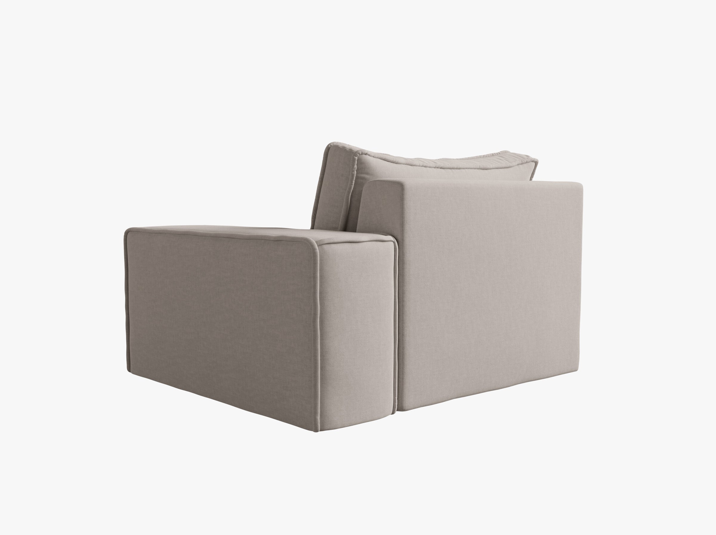 Mike sofas structured fabric light grey