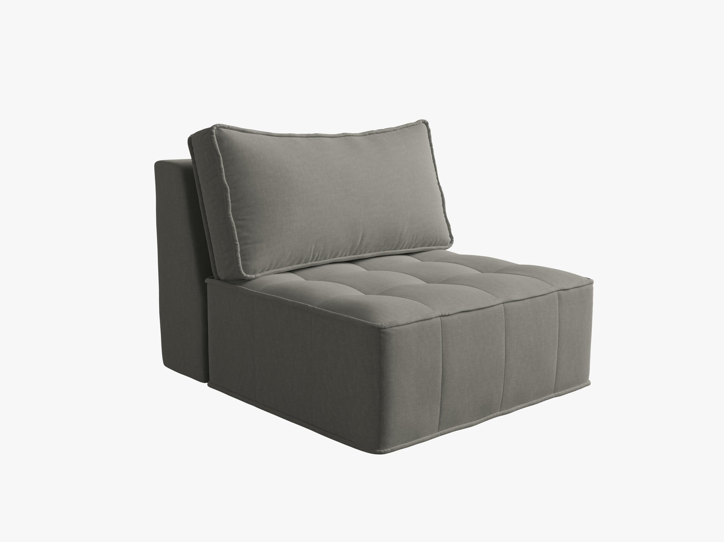 Mike sofas structured fabric grey