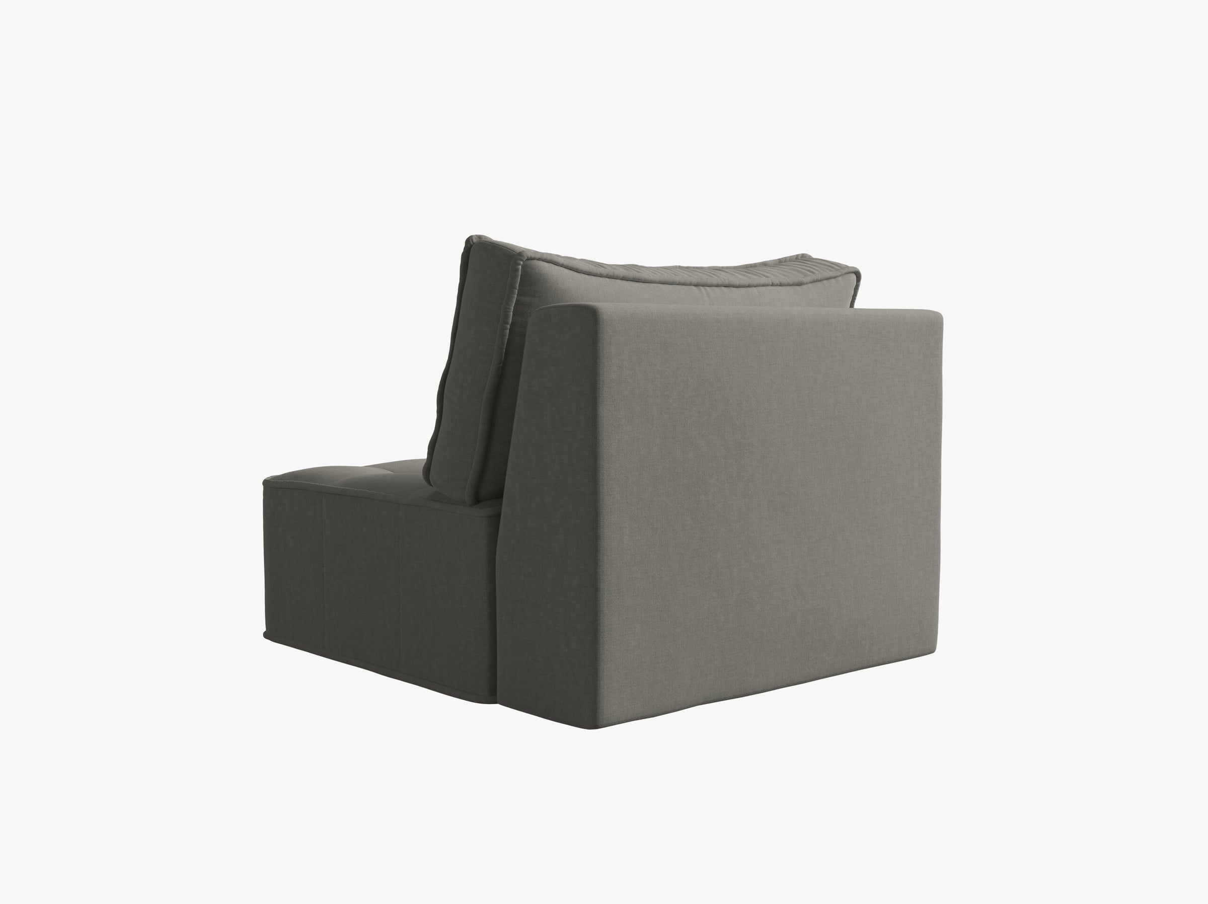 Mike sofas structured fabric grey