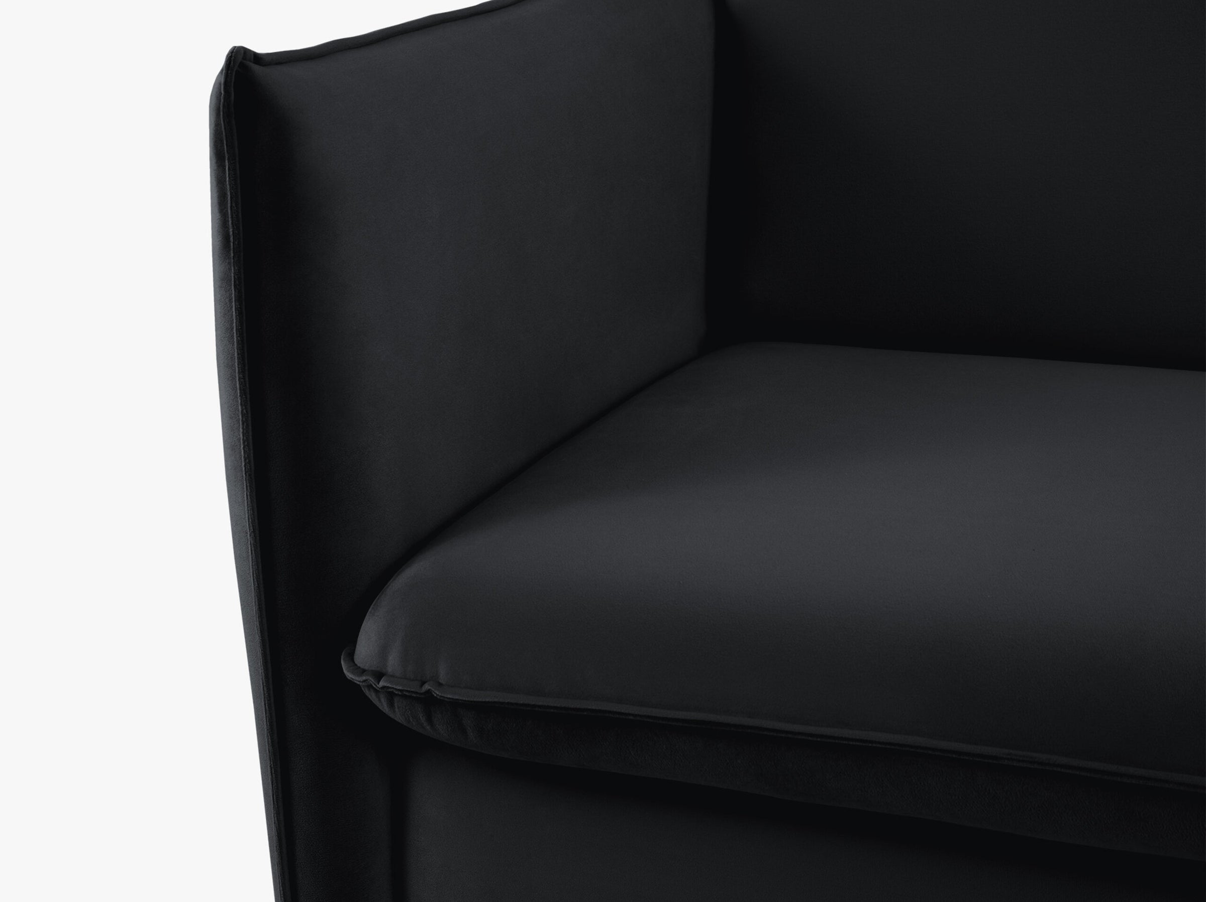 Agate sofas velvet black