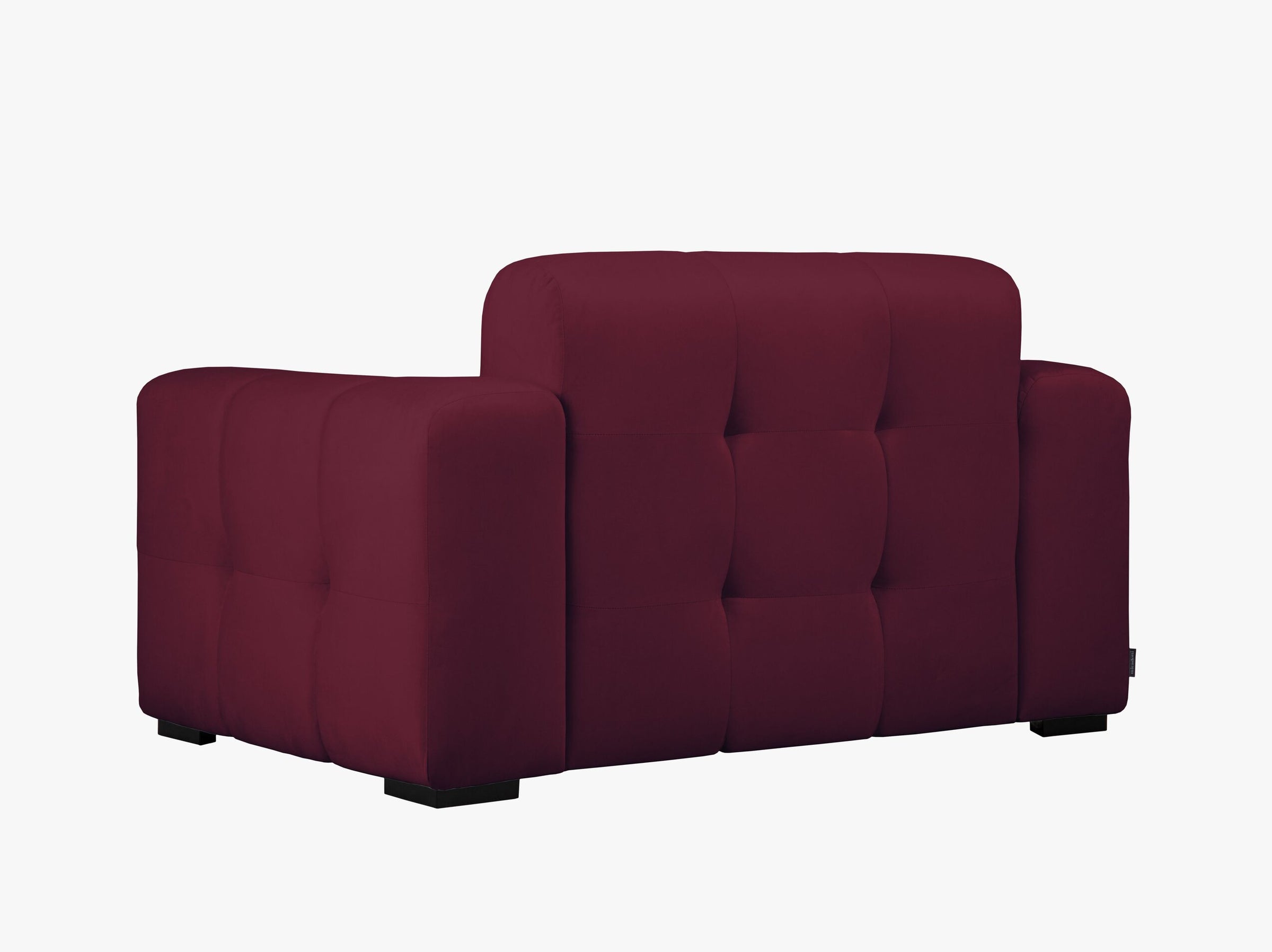 Kendal sofás terciopelo púrpura