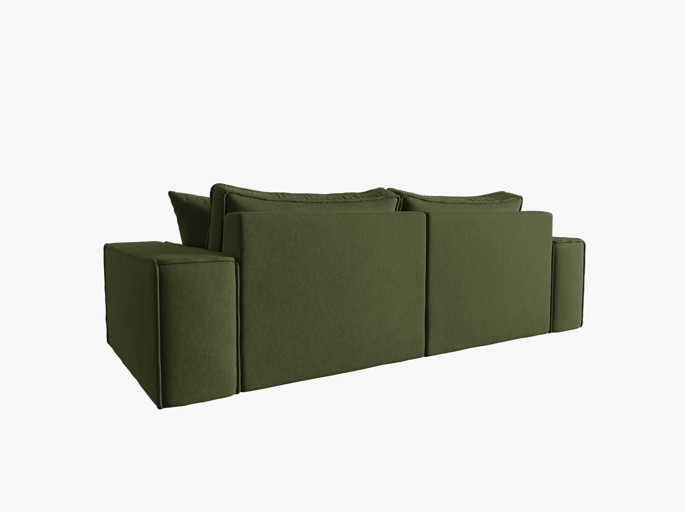 Mike sofas structured fabric green